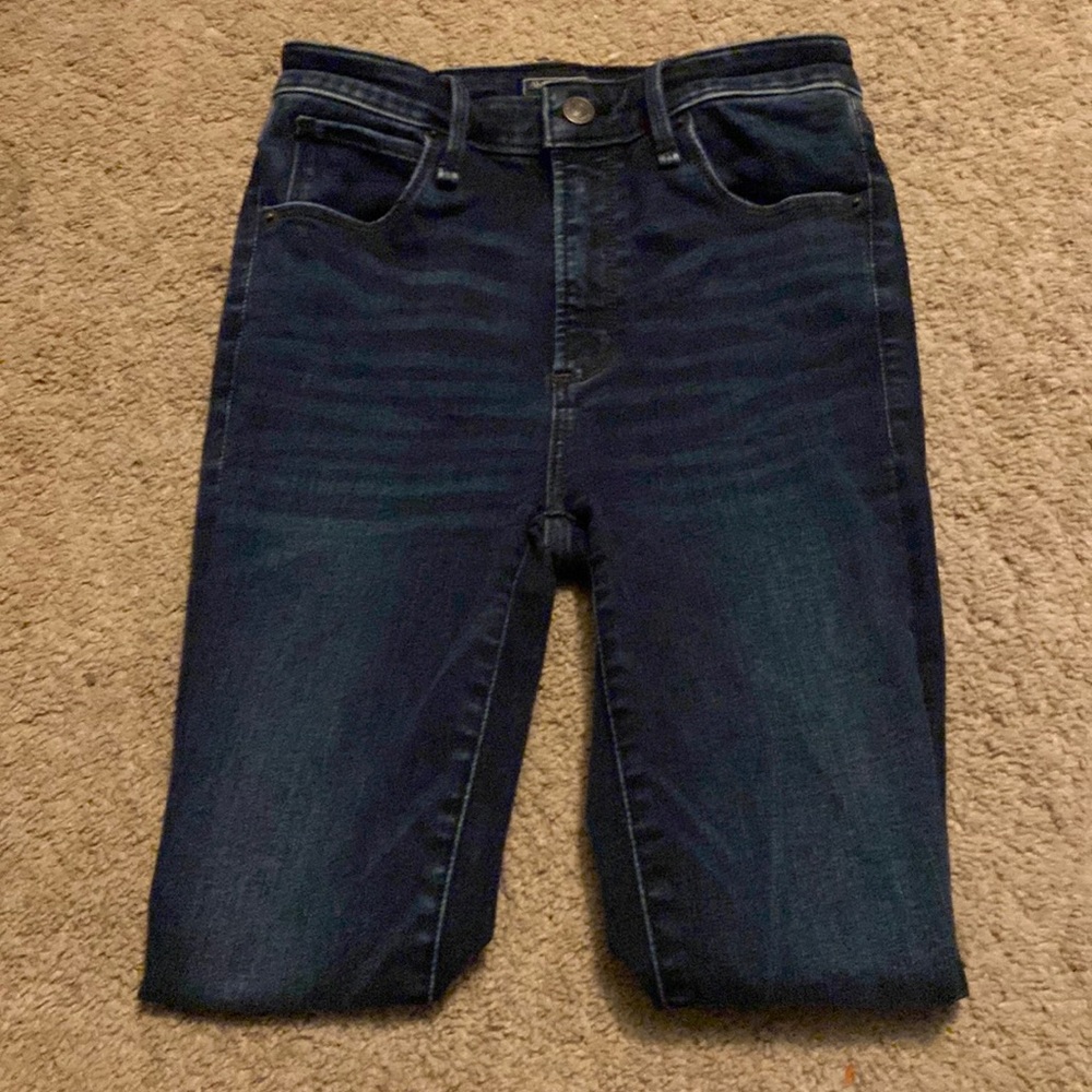 Abercrombie and fitch Simone high rise super skinny jeans.
